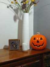 A festive grouping of the Brewers sign including a dried flower arrangement and a porcelain pumpkin. Perfefct for the Fall Classic. 