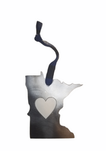 Minnesota Heart Ornament Blue Buffalo